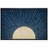 Blue Sun Rays Simple Minimal Artwork Framed Bedroom Wall Decorations Canvas Print-108345515-108345517