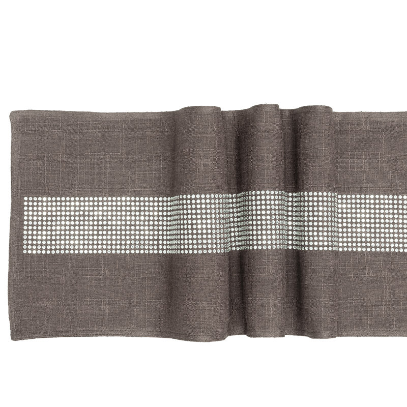 Anelka Table Runner, 90" x 13", Brown