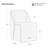 Fully Upholstered Dining Chair with Casters-118219182