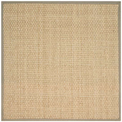 Auckland Bamboo Slat/Seagrass Natural/Olive Area Rug