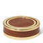 Classic Croc Leather Round Coaster