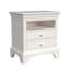 Table de chevet 2 tiroirs Neopolitan - blanc crème-23830007