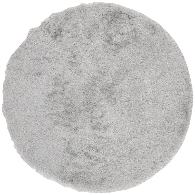 Tapis sauge touffeté à la main Cimah, Rond 5 pi