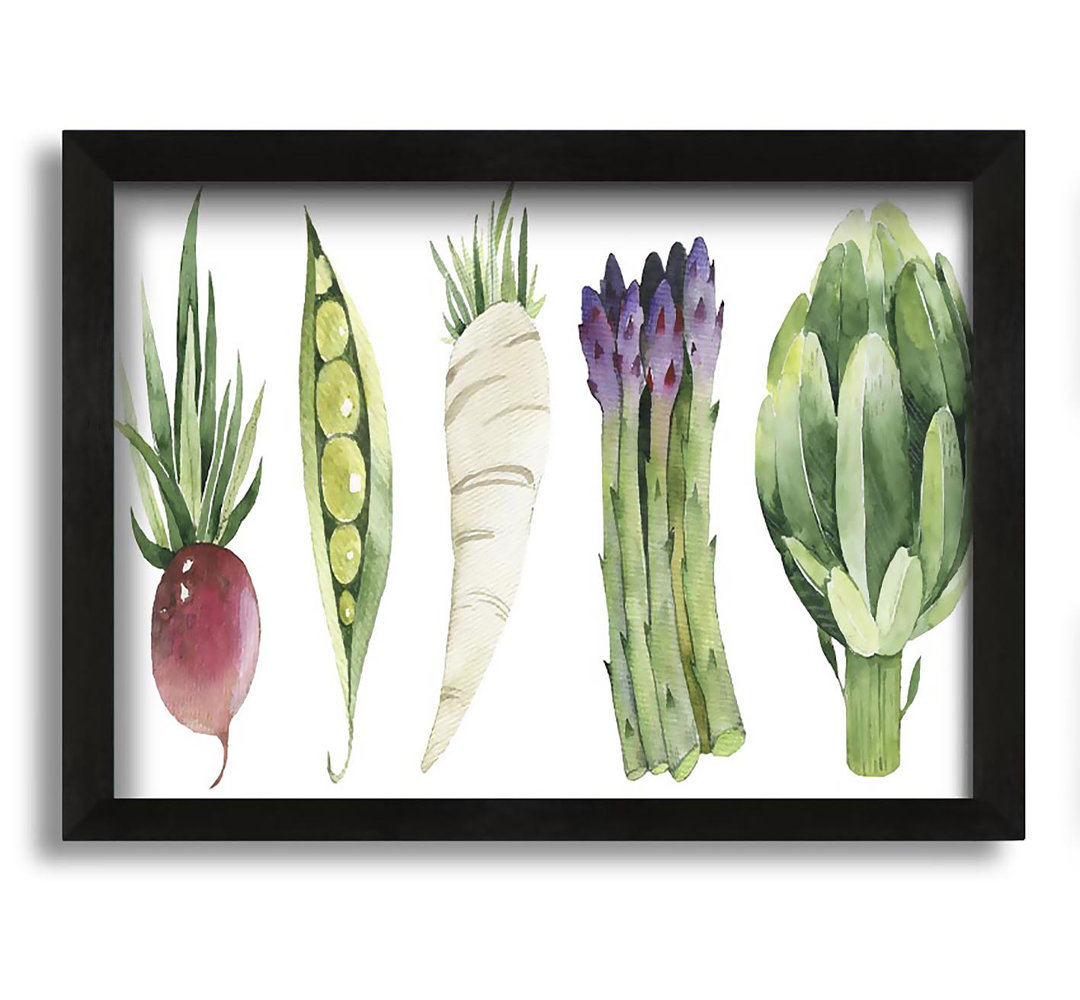 Leinwandbild Set Of 5 Veg