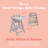 hauck Alpha High Chair Tray Table Compatible with Wooden Alpha+ and Beta+, Gray-88468534