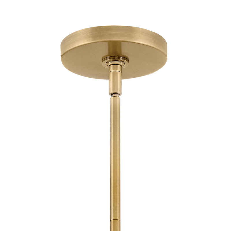 Petit luminaire suspendu Lisette avec verre nervuré, Gris