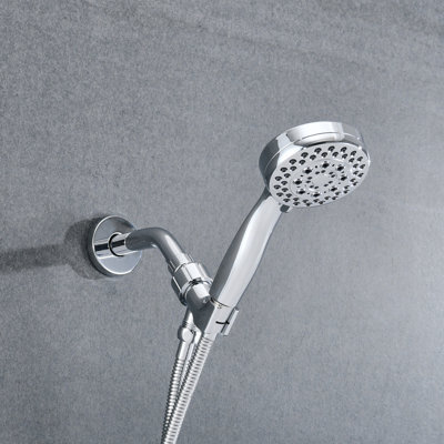 5 Mode Adjustable Settings Handheld Shower Head with Hose High Pressure Shower Heads
