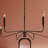 Pilar 6-Light Matte Black Chandelier-127380261