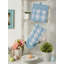 Gracie Oaks Wolsingham Plaid Cotton Potholder & Oven Mitt Set