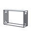 Adonus Wood Top Console Table for Living Room Furniture, Metal Hallway Table-255896863-255896856