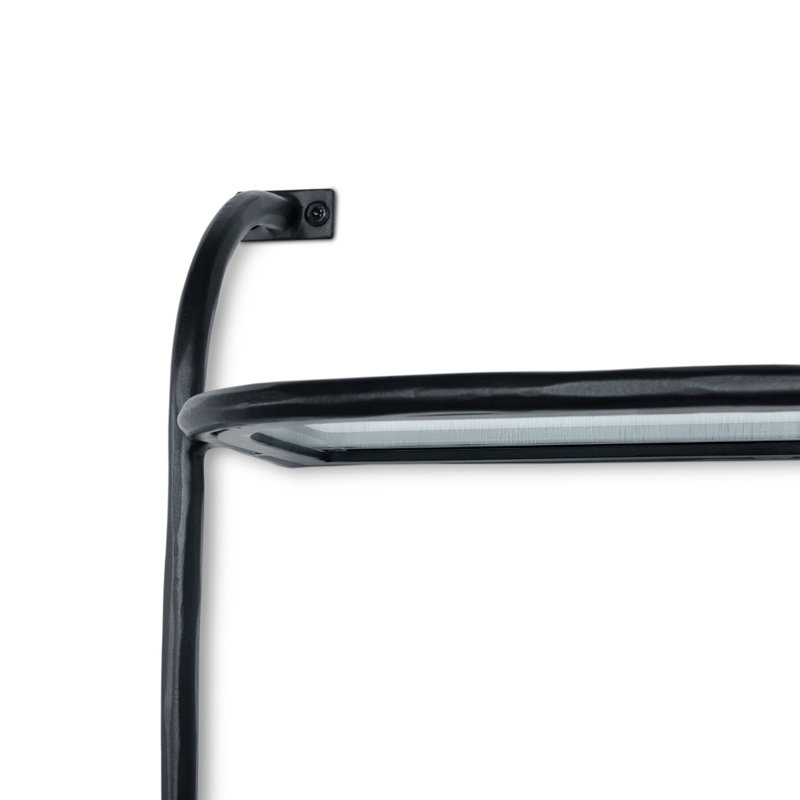 Swinton Shelf-Hammered Gunmetal, Hammered Gunmetal