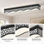 1-Light 45.28" Black LED Dimmable Flush Mount