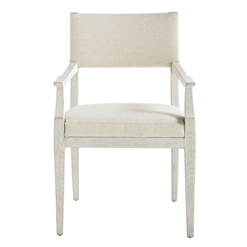 Ridge Upholstered Back Dining Armchair