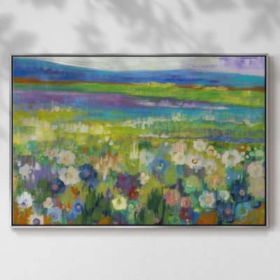 Flowerfields, reproduction d'art sur toile