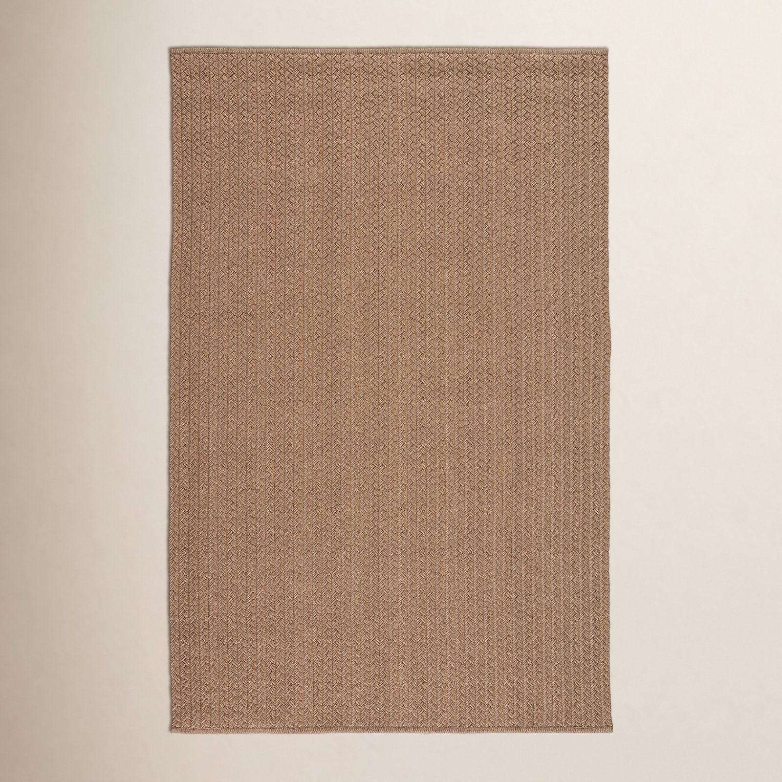 Cullen Light Tan Flatweave Outdoor Rug, Rectangle 8'10" x 11'9"