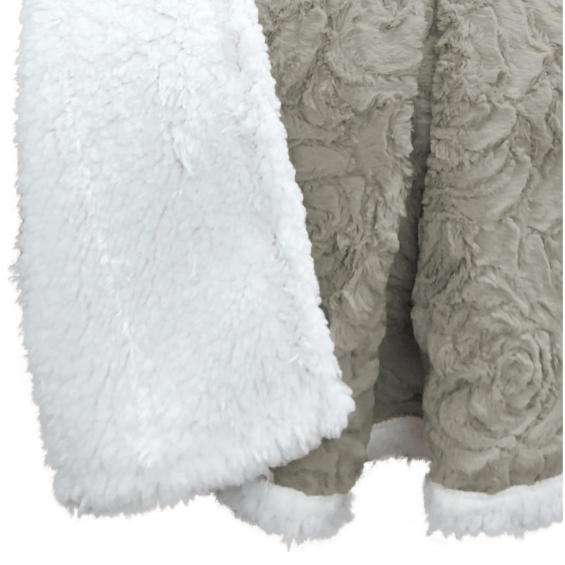 Jeté Sherpa Rev, Brun clair