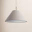 Luminaire suspendu simple en mélange de polyester à 1 lumière Finley-67067737
