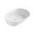 Bothwa Home 6.10"H Ceramic Countertop Rounded Rectangular Vanity Sink, Stain Resistant, Scratch Resistant, Leak Resistant, Art Basin