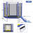 7FT Trampoline For Kids With Safety Enclosure Net, Slide And Ladder, Easy Assembly Round Outdoor Recreational Trampoline-101016004