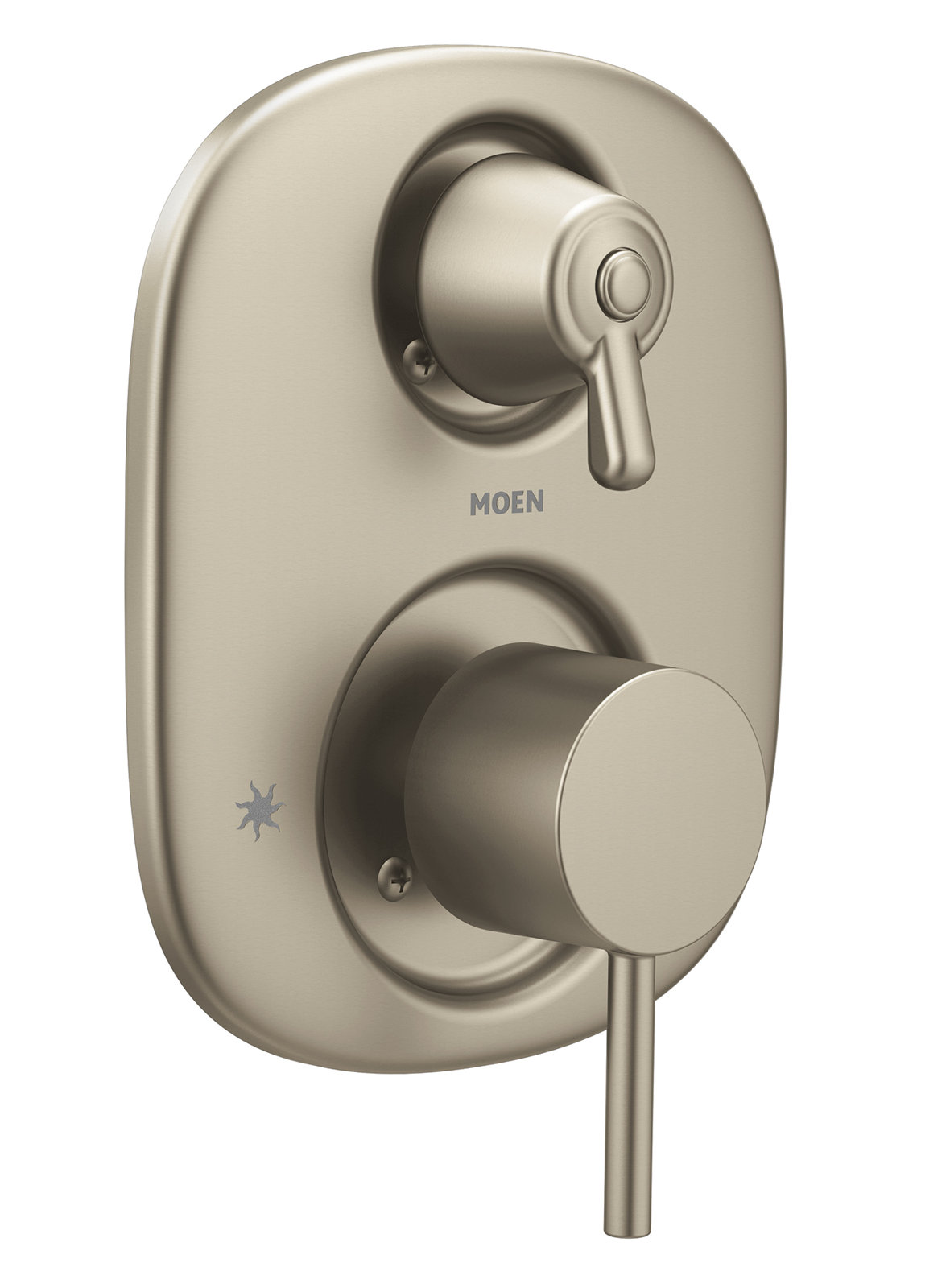 Align 3-Function Thermostatic Shower Valve Trim, Brushed Nickel