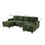 Spacious Sectionals, 98.8 Inch Corduroy Modern Modular Sofa For Home