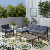 Sait 6 Piece Sectional Seating Group with Cushions
