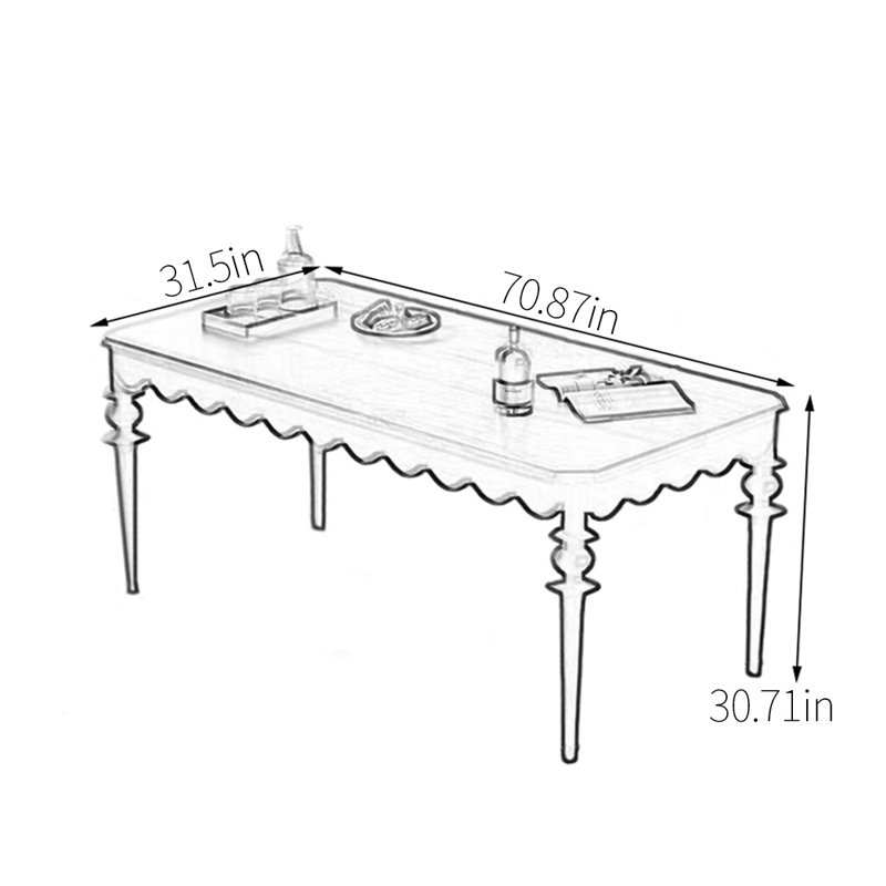 Andrasta, H 30,71 po x L 70,87 po x l 31,5 po, Noir, noir, noir, noir