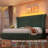 Corduroy Upholstered Bedroom Set with LED Lights, Platform Bed with 2 Nightstands, Modern Tufted Headboard with Storage Nightstands-1350639773-1352241445