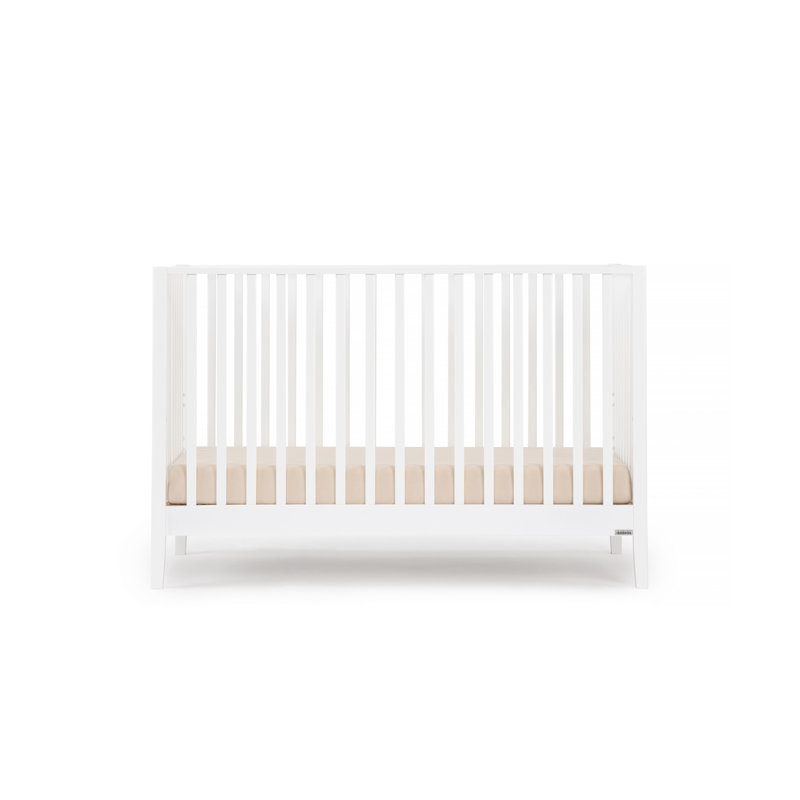 Lala 3 -in-1 Convertible Crib, White