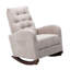 Fauteuil berçant à haut dossier Chrisann-651613249