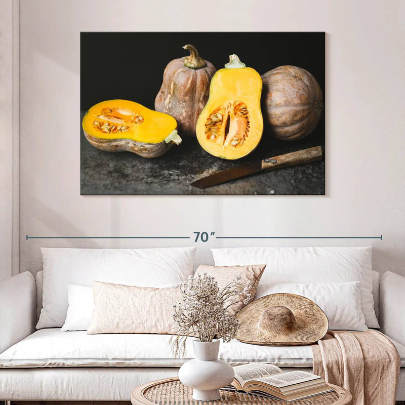 Yarlin Butternut Squash, 32" H x 48" W