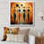 White Single Picture Framed
