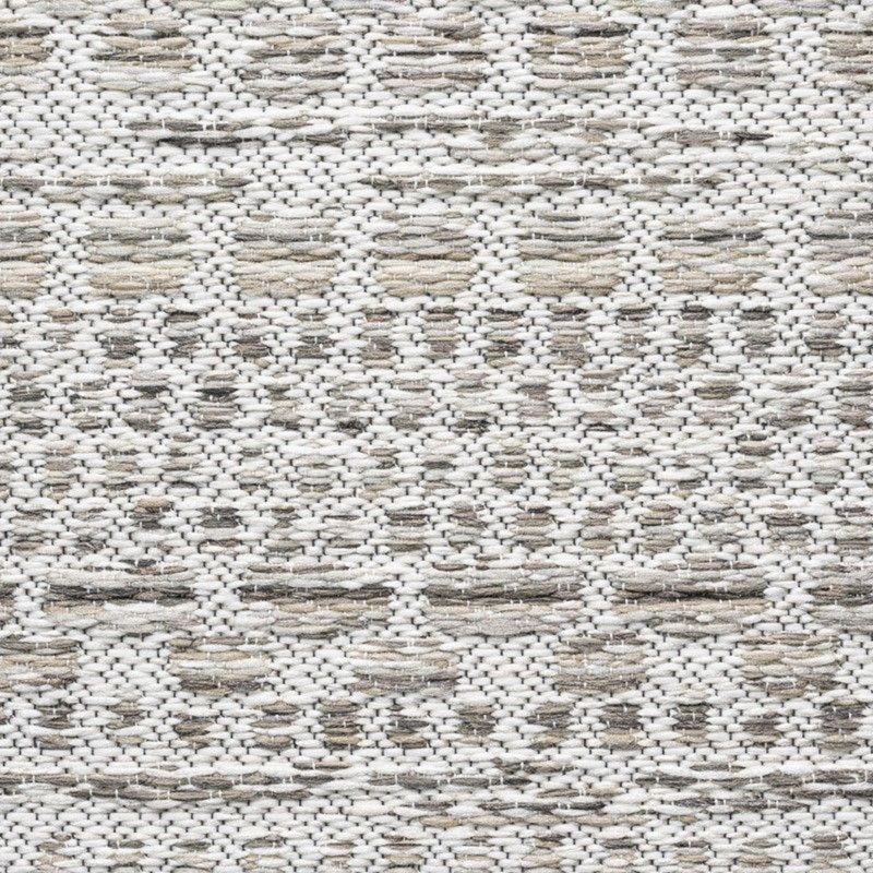 Dorinda Rectangle Striped Flokati Indoor / Outdoor Area Rug, Rectangle 120 x 170cm