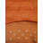 Anley Hand Knotted Loom Wool Eco-Friendly Area Rugs - Round, Orange Color, Contemporary Modern Design, High Pile Thick Handmade Anti Skid Area Rugs for Living Room, Bed Room-254706455-261927134
