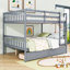 Lit superposé en bois avec 2 tiroirs-21643751-21643752