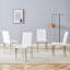 Chaises de salle à manger en cuir PU Uriah avec pieds en métal-1518351950-1518351951-1518351923