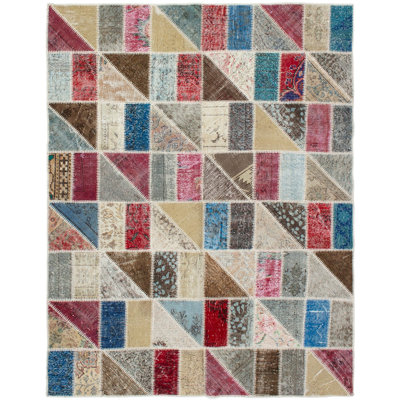 Quali One-of-a-Kind 5'10" X 7'7" 2010s Wool Area Rug in