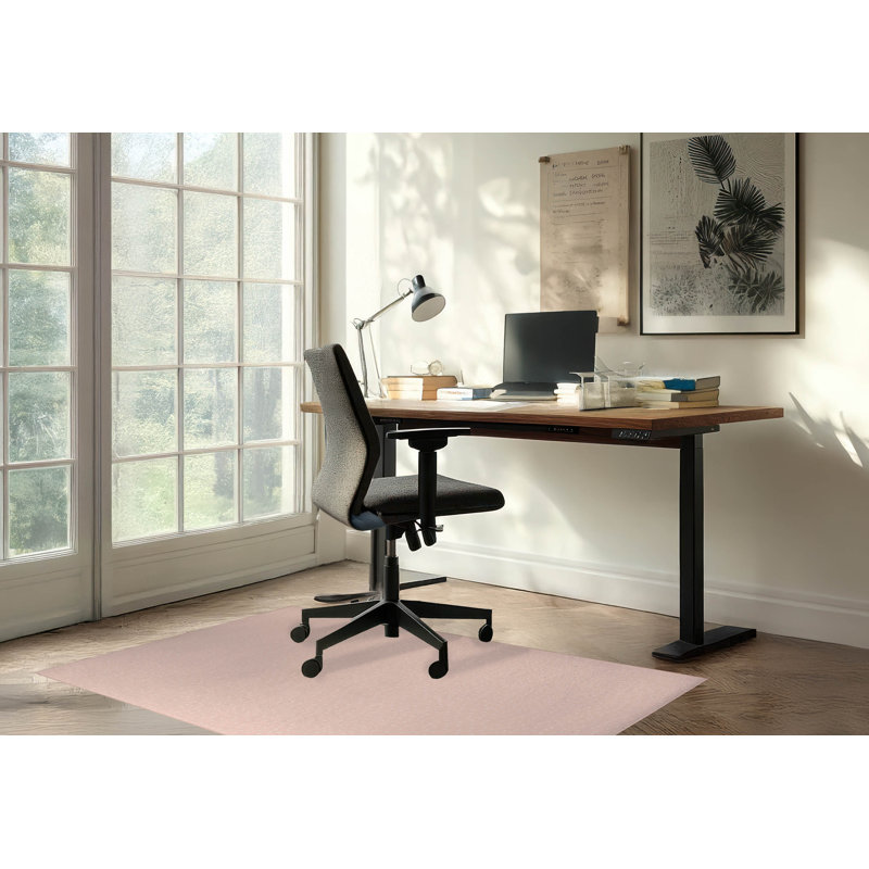 Tapis de bureau Paulie, L 5 pi x L 3 pi, Pink