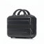 14 "/ 20" 2 pièces / ensemble dans un bagage à roulettes en ABS, avec serrure à combinaison, étui à cosmétiques 14 "(noir)-129390284
