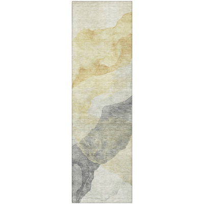Premium Machine Washable Mayfield AMF2109 Abstract Rug