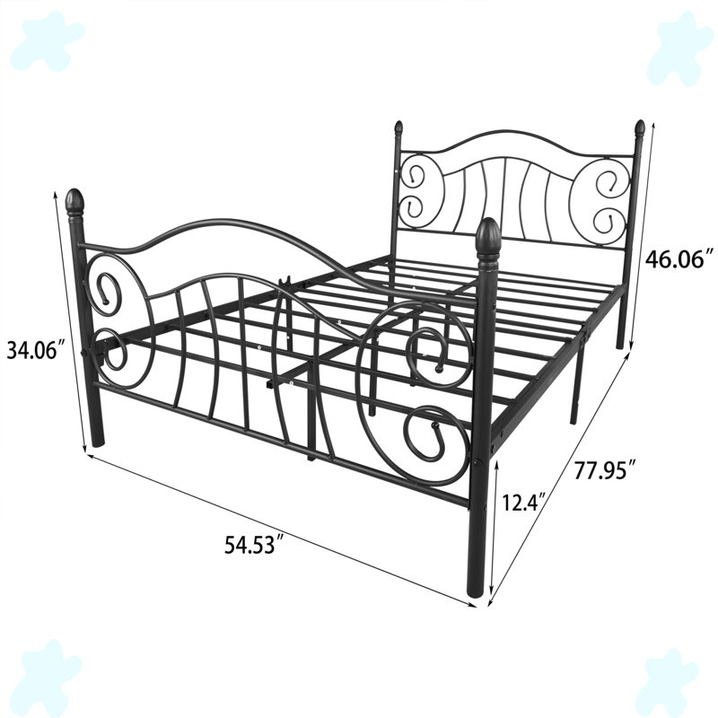 Lit plateforme double Kassaia