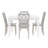 4 - Person Four Leg Dining Set-884052752