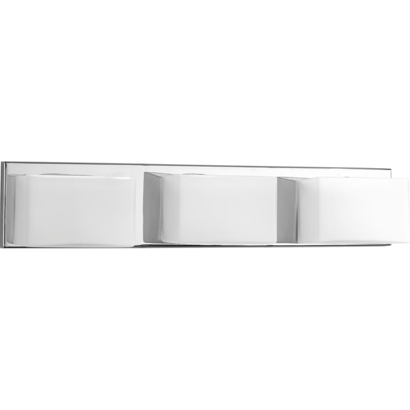 Dawel 3 - Light Dimmable LED Vanity Light, Polished Chrome