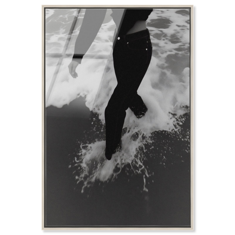 Crushing Foam High-Gloss Frameless Acrylic Glass Wall Art Nautical & Beach Print by Oliver Gal, Ready to Hang, 10 x 15
