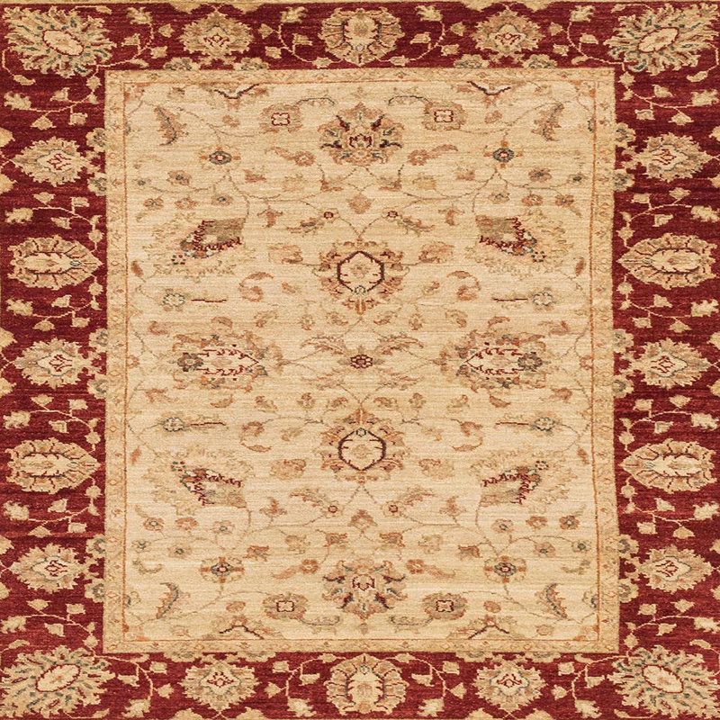 Abstract Indoor Rug, Square 7'