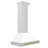 ZLINE 30 in. Autograph Edition Convertible Stainless Steel Range Hood W/ White Matte Shell & Champagne Bronze Accents (KB4STZ-WM30-CB)-69376869