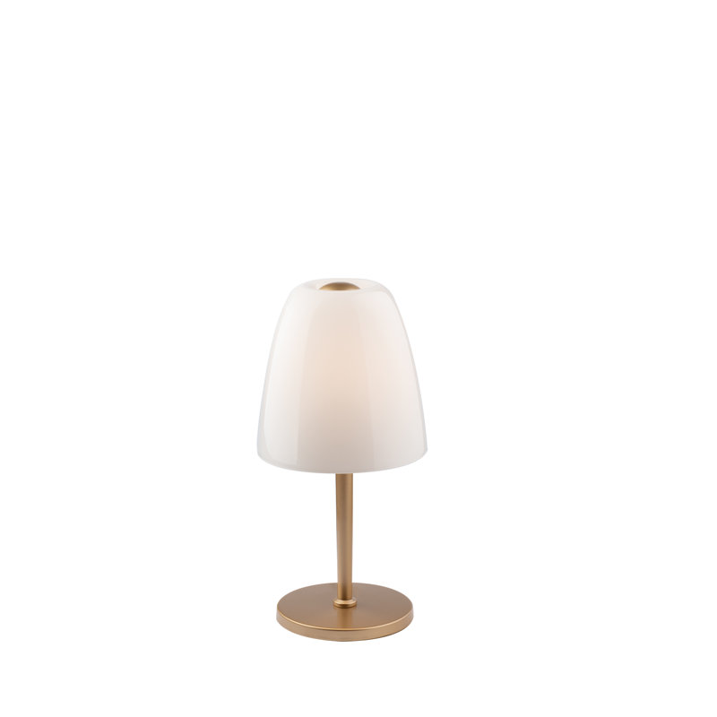 Camiesha Metal Table Lamp, White