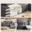 Alcala 130" L-Shaped Modular Sectional Sofa-757966169