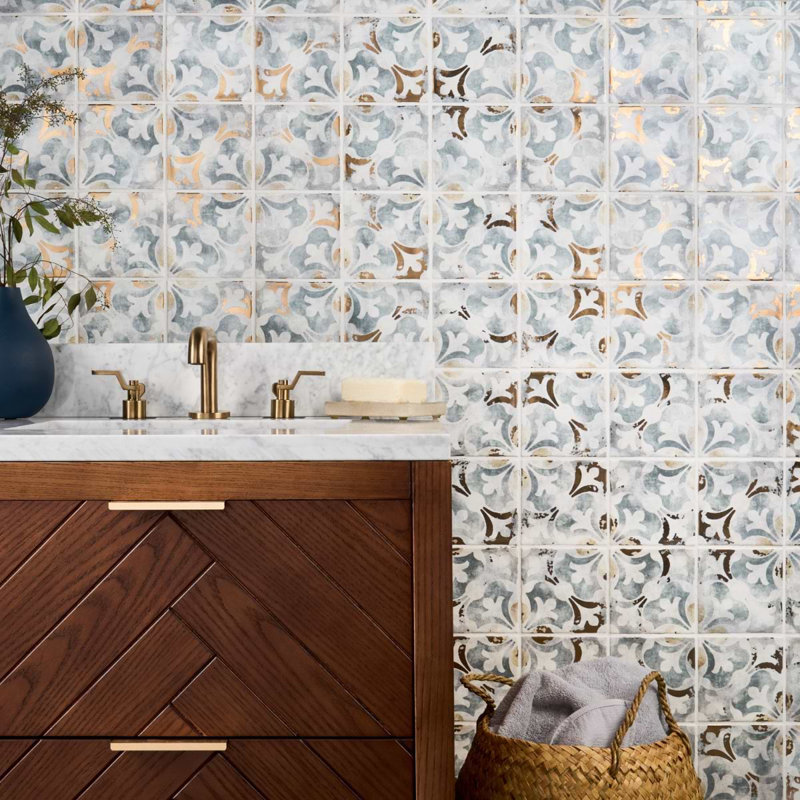 Paula Purroy Talia 5x5 Matte Ceramic Tile