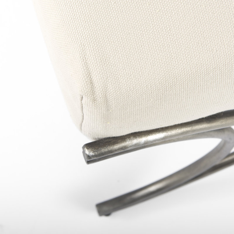 Marna Upholstered Bench, Cream